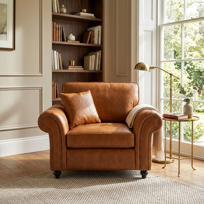 Oakland Leather Sofa Set
