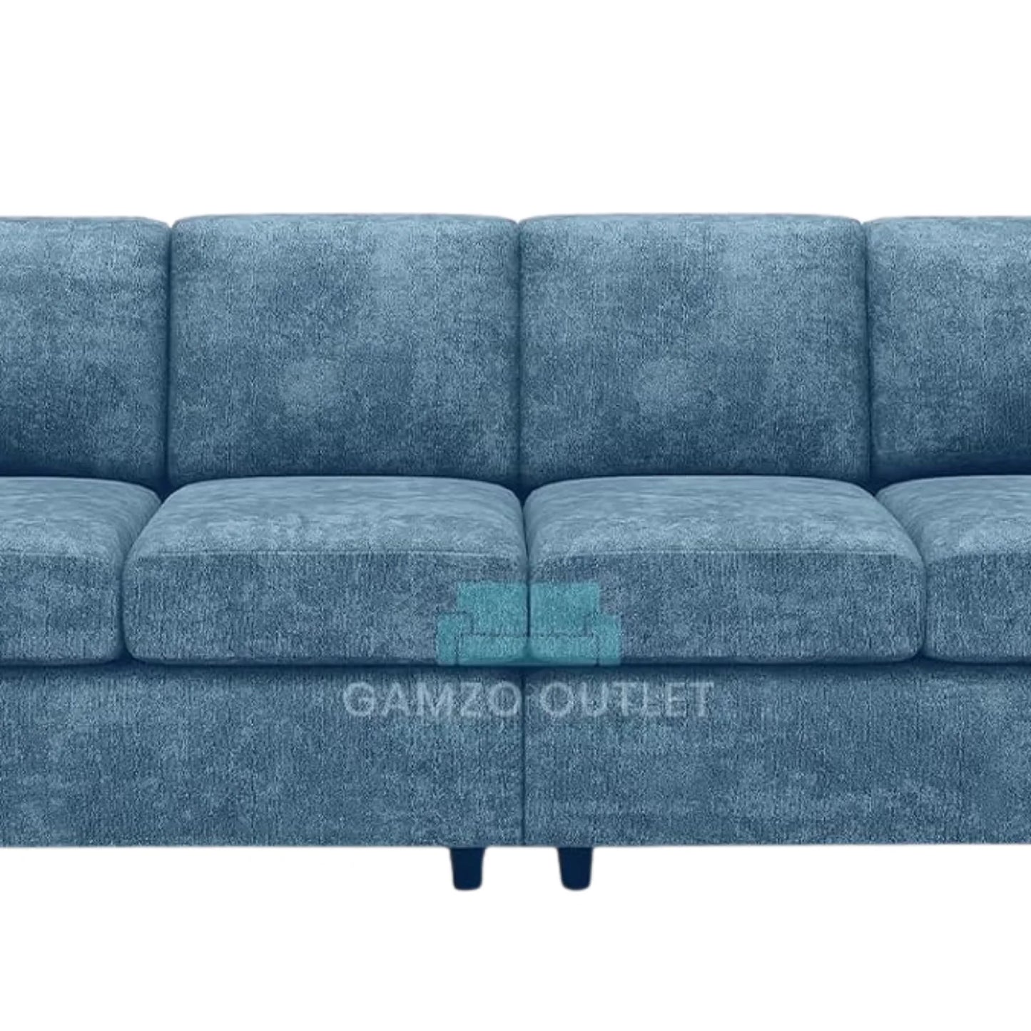Alaska Fabric 4 Seater Full Back Sofa
