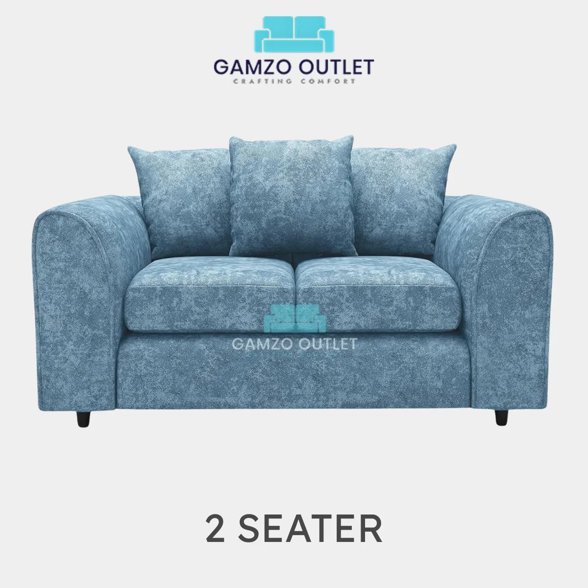 ALASKA FABRIC SCATTER BACK SOFA SET