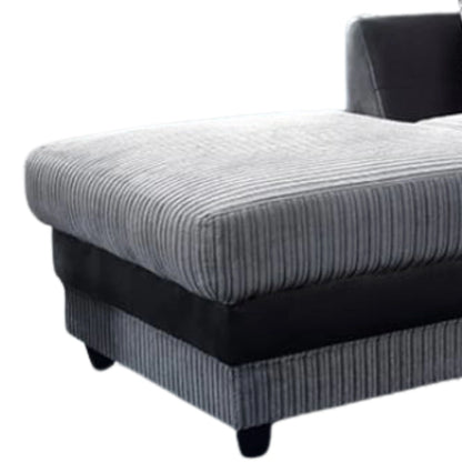 Dino Jumbo Cord L Shape Sofa