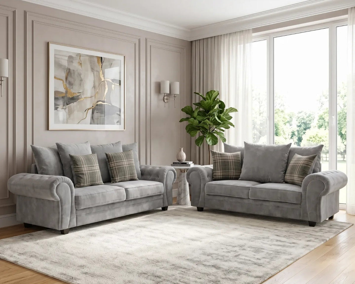 3 + 2 seater Grey