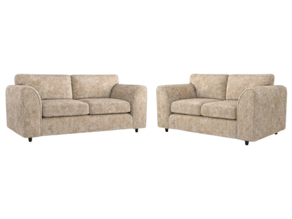Alaska Fabric Full Back Sofa Set