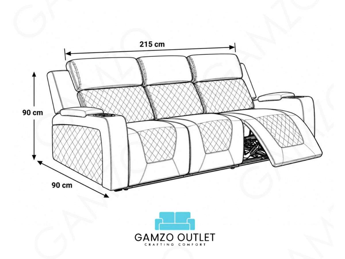 Model B Electric Recliner Sofa