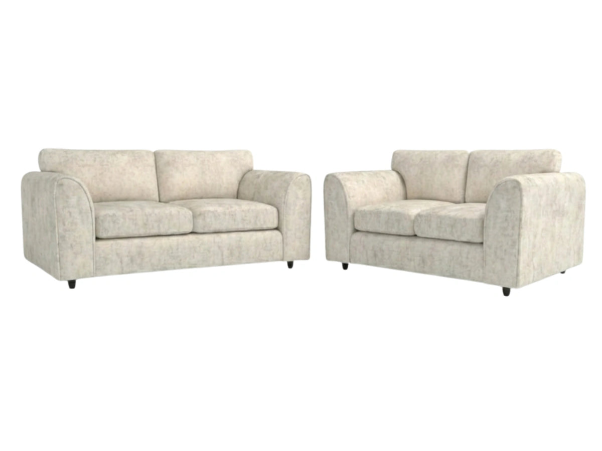 Alaska Fabric Full Back Sofa Set