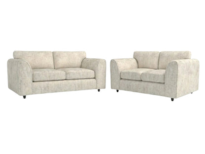 Alaska Fabric Full Back Sofa Set