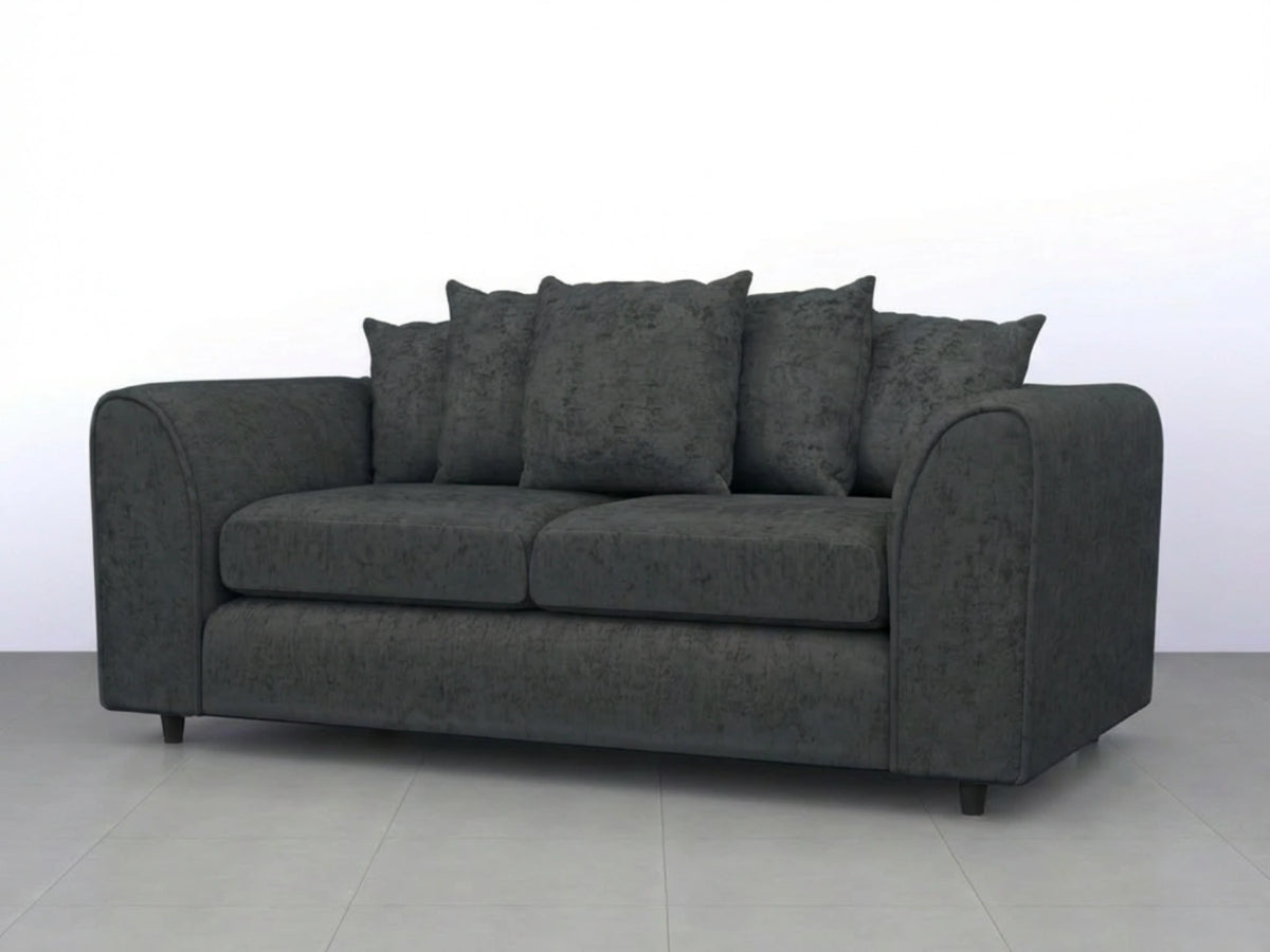 Alaska Fabric Scatter Back Sofa Set