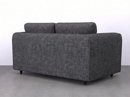 Grey Lisbon Fabric 3-seater sofa from Gamzo Outlet with full back design, modern living room furniture, and plush seating.