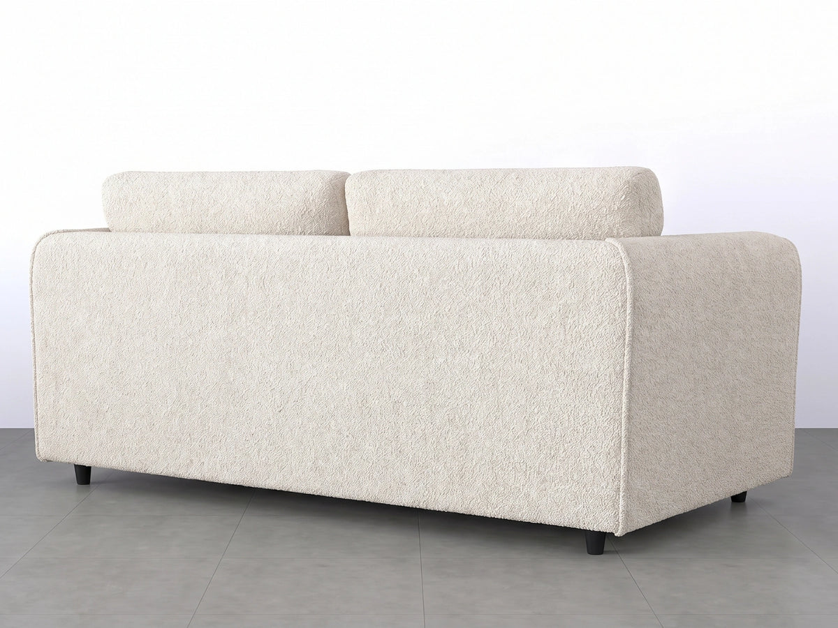 Boucle Fabric Full Back Sofa Set