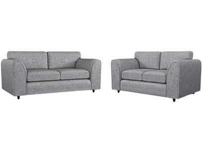 Alaska Fabric Full Back Sofa Set