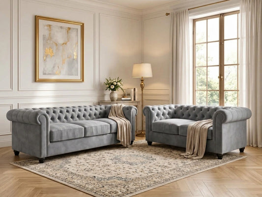 3+2 Seater Light Grey