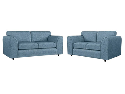 Alaska Fabric Full Back Sofa Set
