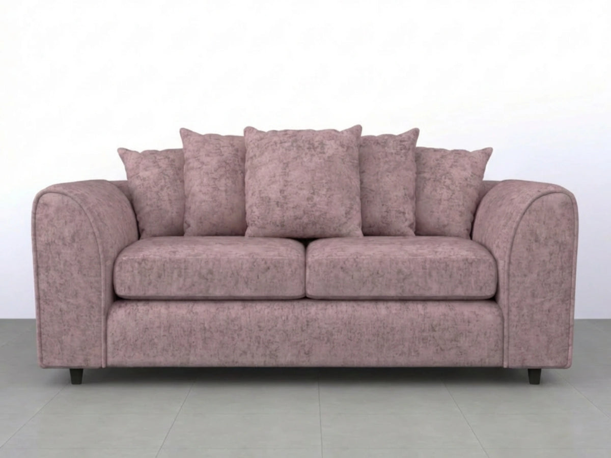 Alaska Fabric Scatter Back Sofa Set