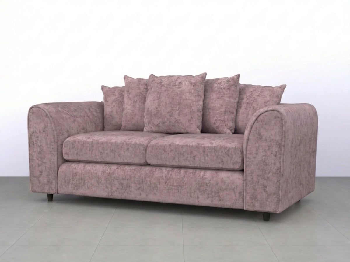 Alaska Fabric Scatter Back Sofa Set
