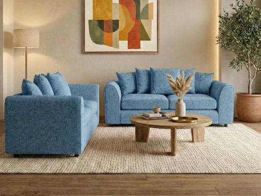 3+2 Seater Sky Blue