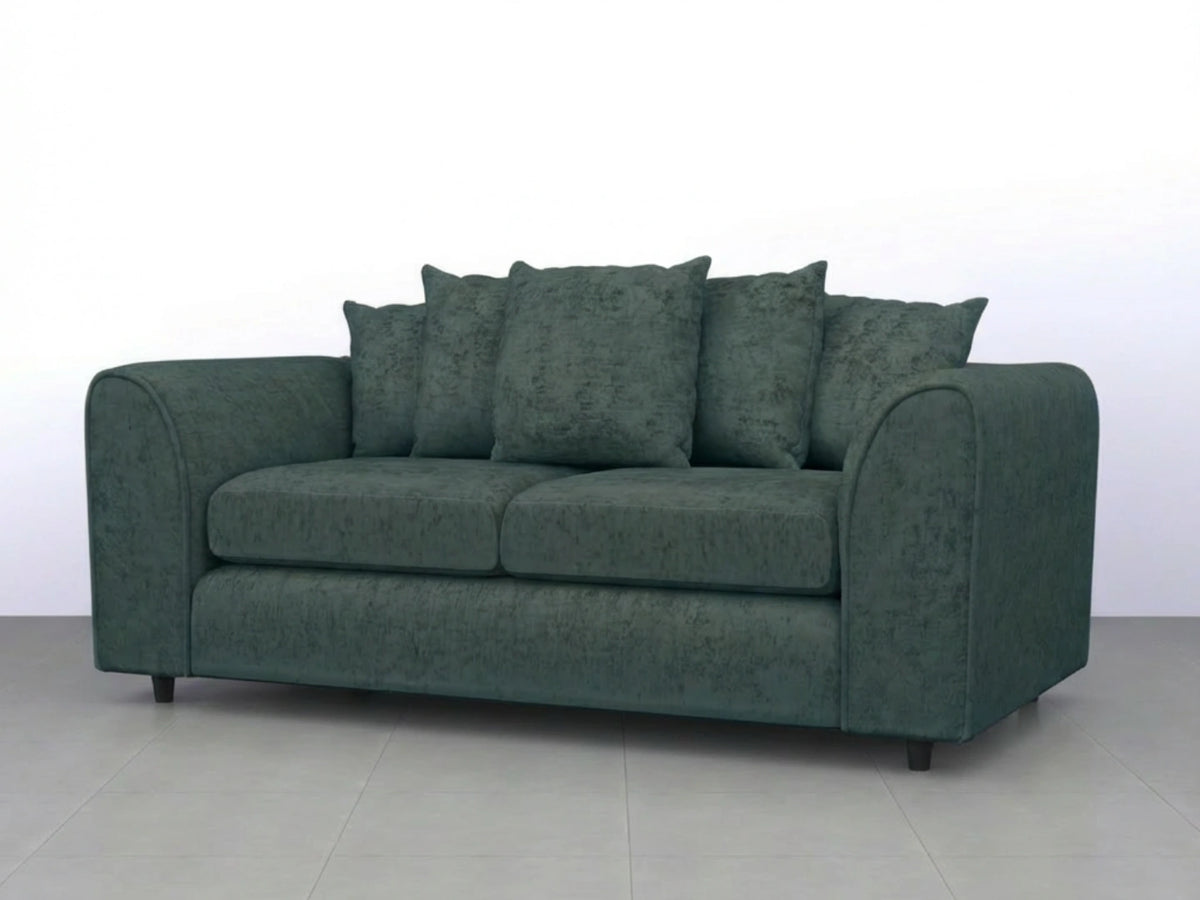 Alaska Fabric Scatter Back Sofa Set
