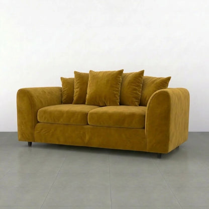 3 + 2 seater mustard