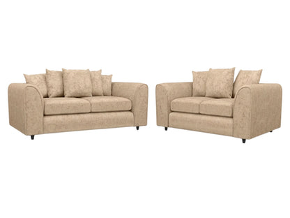 Alaska Fabric Scatter Back Sofa Set