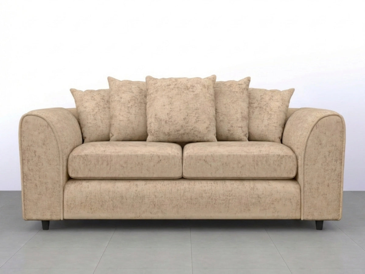 Alaska Fabric Scatter Back Sofa Set