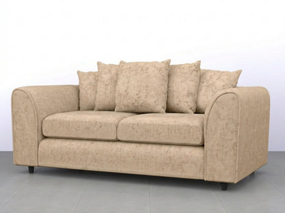 Alaska Fabric Scatter Back Sofa Set
