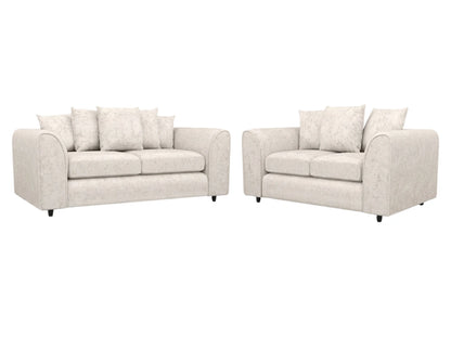 Alaska Fabric Scatter Back Sofa Set