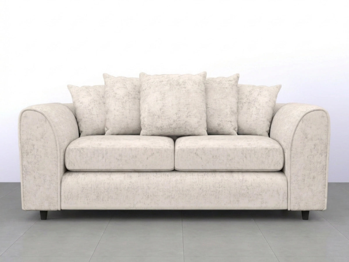 Alaska Fabric Scatter Back Sofa Set