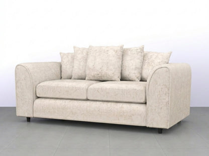 Alaska Fabric Scatter Back Sofa Set