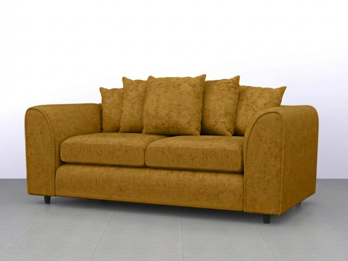 Alaska Fabric Scatter Back Sofa Set