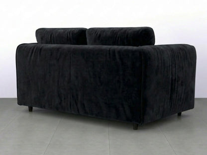 Plush Velvet Fabric Full Back Sofa Set