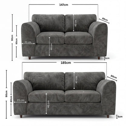 3 + 2 seater Dark Grey