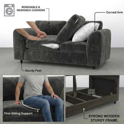 3 + 2 seater Dark Grey