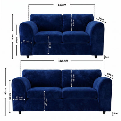 3 + 2 seater MIdnight Blue