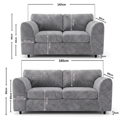 3 + 2 seater Light Grey
