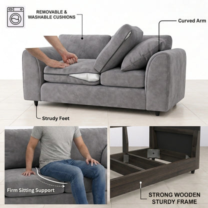 3 + 2 seater Light Grey