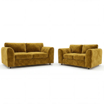 3 + 2 seater Mustard