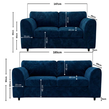 3 + 2 seater Midnight Blue