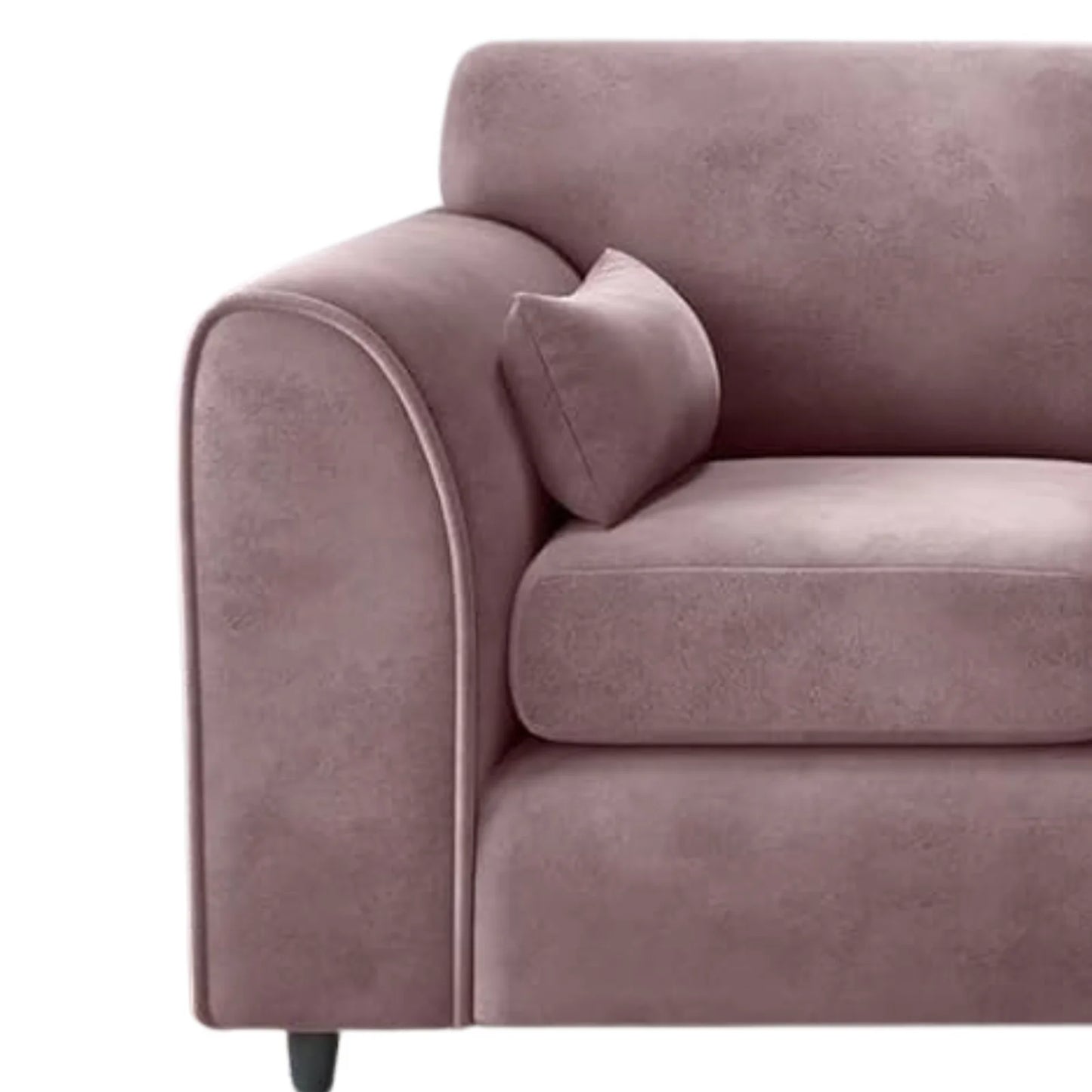 Plush Velvet 4 Seater Full Back Sofa