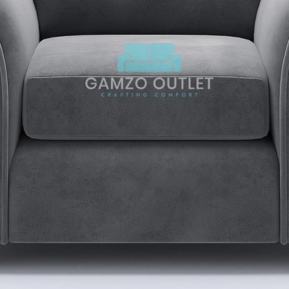 PLUSH FABRIC SCATTER BACK SOFA  SET