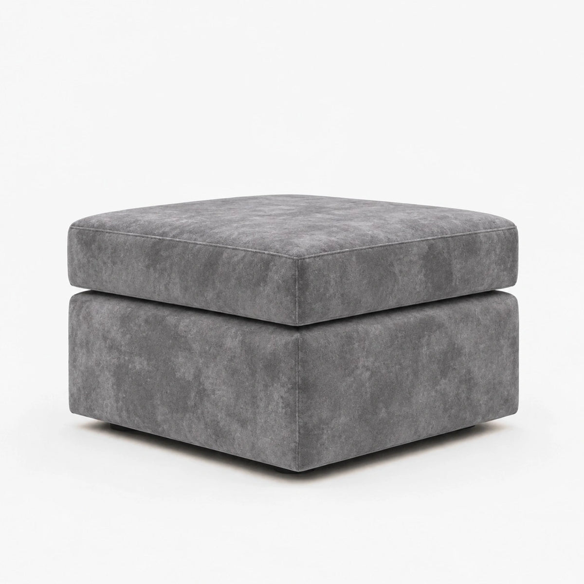 Verona Fabric Footstool -Grey