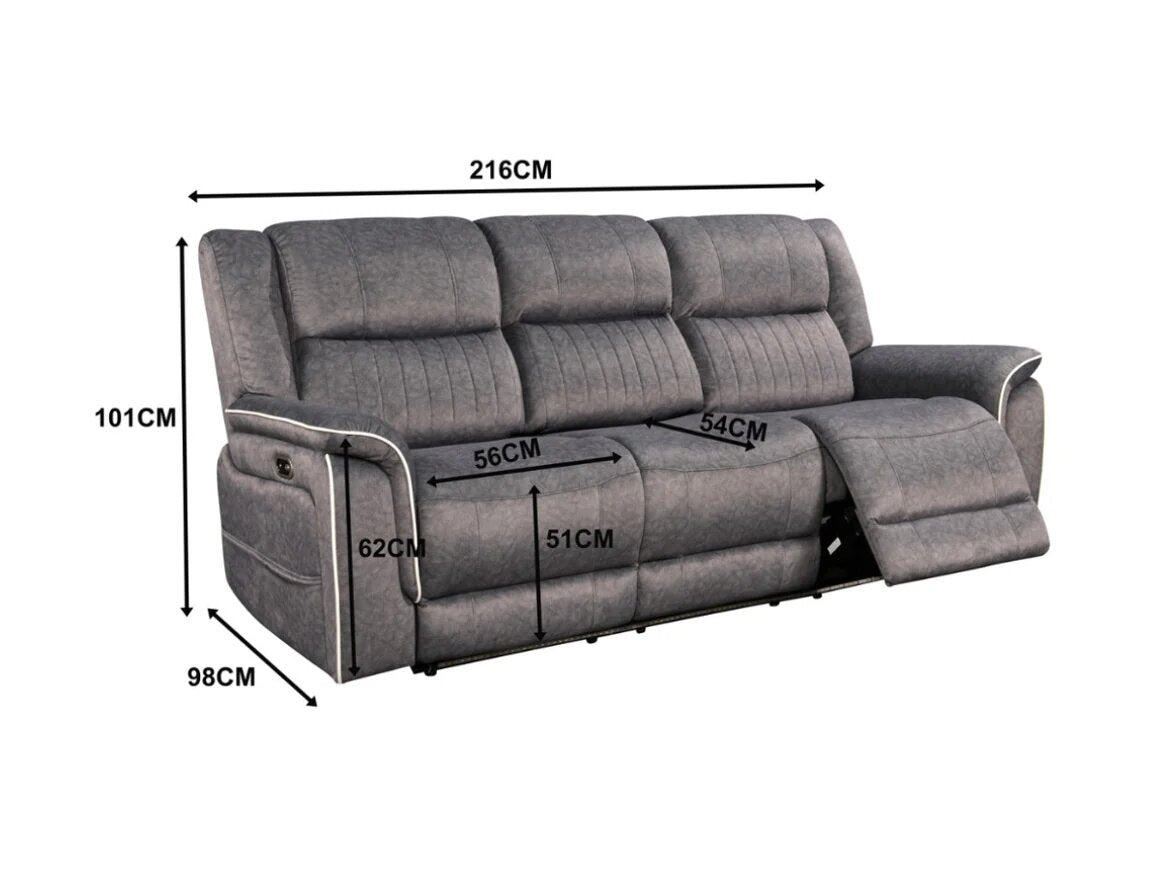 3 Seater Grey