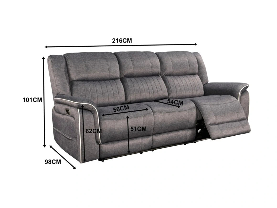 3 Seater Grey