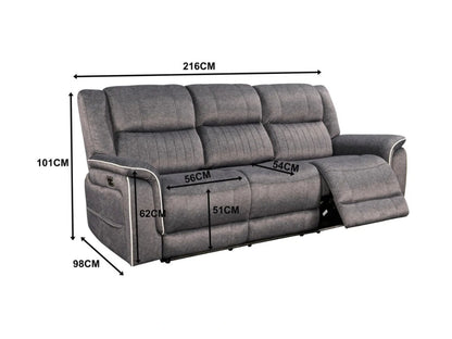 3 Seater Grey