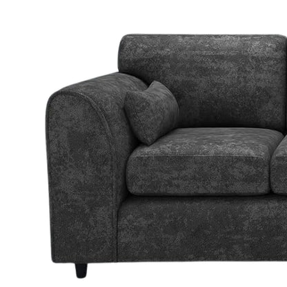 Alaska Fabric 4 Seater Full Back Sofa