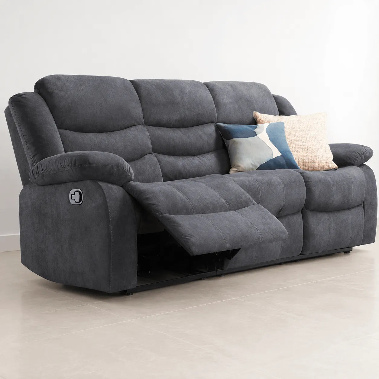 3 seater black