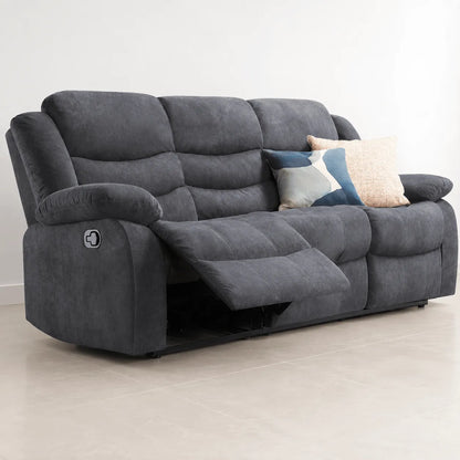 3 seater black