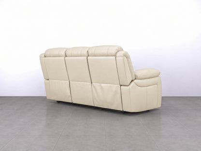 Cream Model R recliner 3-seater sofa by Gamzo Outlet with plush cushions and stylish design, perfect for modern living rooms.