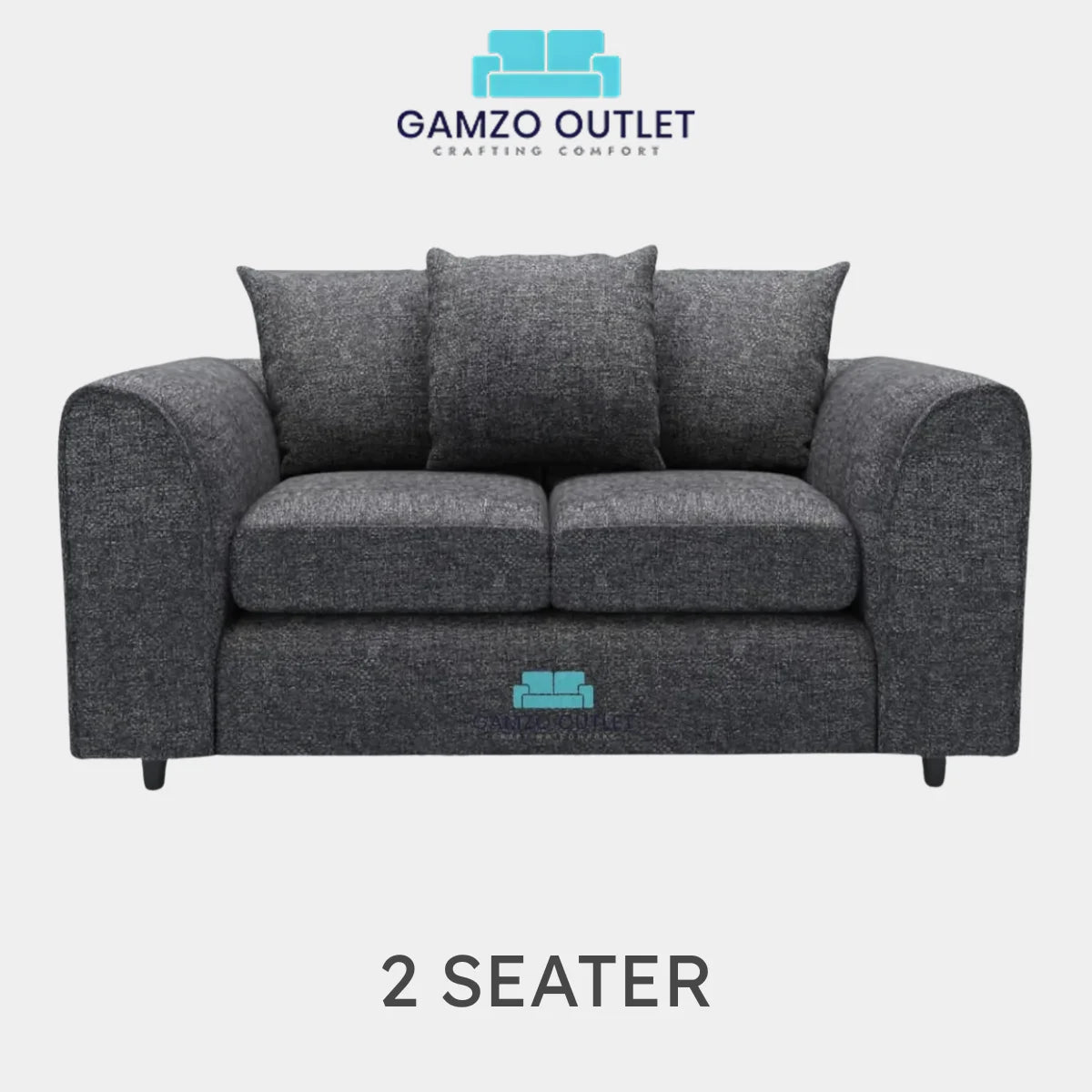 LISBON FABRIC SCATTER BACK SOFA SET