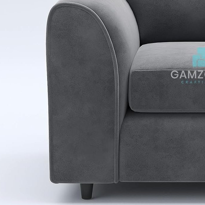 PLUSH FABRIC SCATTER BACK SOFA  SET