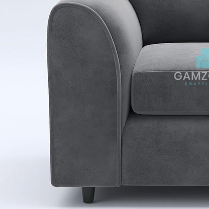 PLUSH FABRIC SCATTER BACK SOFA  SET