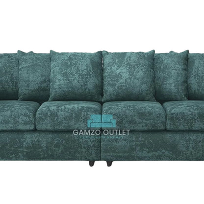 Alaska Fabric 4 Seater Scatter Back Sofa