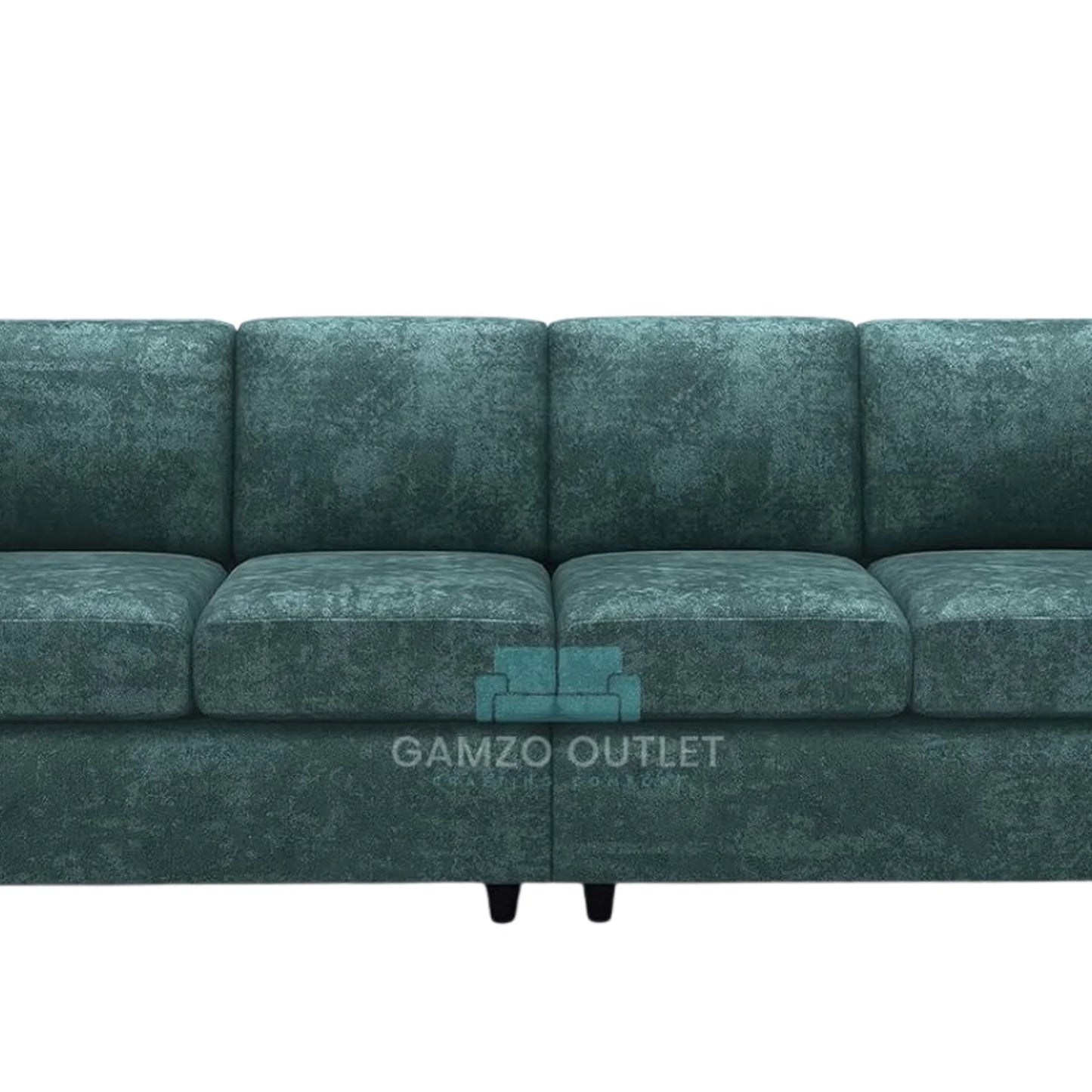 Alaska Fabric 4 Seater Full Back Sofa